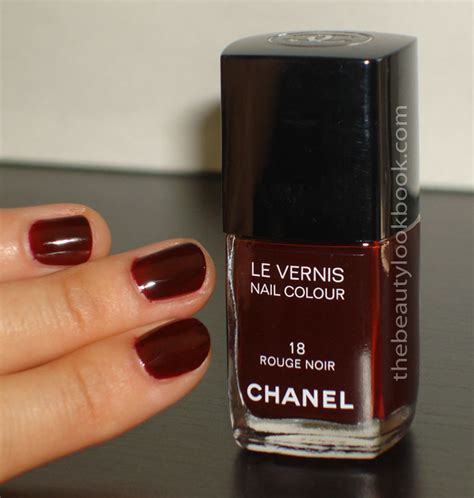 rouge noir chanel vernis|chanel rouge noir nail polish.